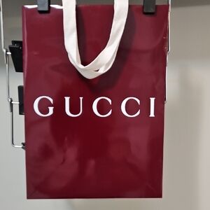 Gucci Deep Mefium Red Shopper